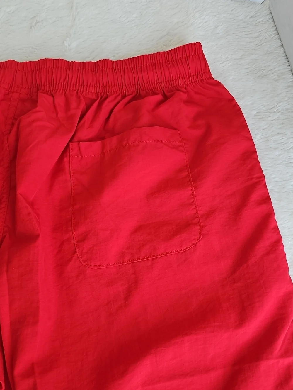 Bingfufoxs Red Swim Shorts Men's Size 4XL NWT